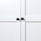 172cm Wooden Storage Cabinet Cupboard With 2 Doors 4 Shelves White Pantry Closet