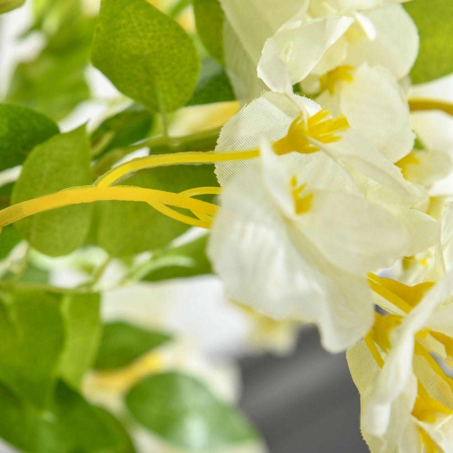 Artificial White Wisteria Tree (1.6m tall)
