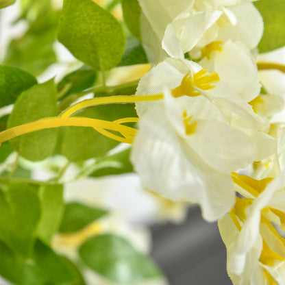 Artificial White Wisteria Tree (1.6m tall)