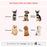 Dog Carrier Bag Travel Backpack Bag Cat Carrier Dog Bag w/ Trolley and Telescopic Handle, 42 x 25 x 55 cm, Red