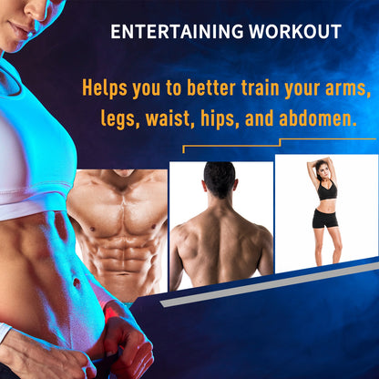 45" Round Mini Trampoline Rebounder Indoor Outdoor Jumper with Adjustable Handle - Pink