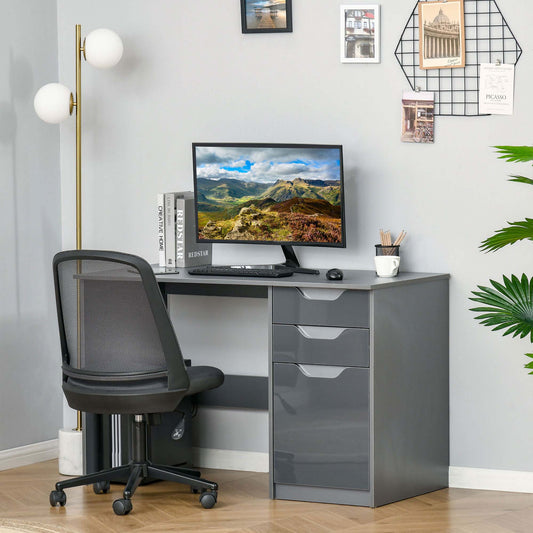 Desk with Shelves