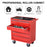 DURHAND 5 Drawer Roller Tool Cabinet Storage Box Workshop Chest Garage Wheeling Trolley w/ Handle - Red