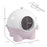 Large Cat Litter Box, Hooded Cat Litter Tray with Lid, Scoop, Top Handle, Front Entrance, 53 x 51 x 48cm - Pink