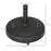 Outsunny 23.5kg Resin Garden Parasol Base with Wheels and Retractable Handles, Round Outdoor Market Umbrella Stand Weight for Poles of âÃ­Â¬â38mm to âÃ­Â¬â48mm, Black