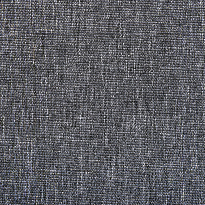 Outdoor Patio Furniture Single Rattan Sofa Chair Padded Cushion All Weather for Garden Poolside Balcony Deep Grey