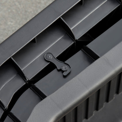 Foldable Pet Ramp Dog Car Ramp for SUVs, Cars w/ Removable Non-Slip Cover - Black