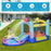 Play Bounce Castle Inflatable Trampoline Slide Pool Octopus Design 3.8 x 2 x 1.8m