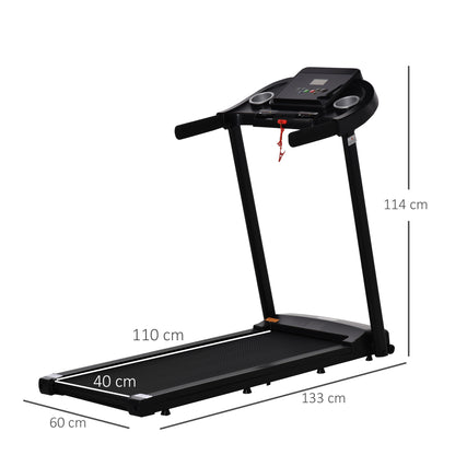 Treadmill Electric Motorised Running Machine w/ LED Display -  Ideal For Private Home & Office Workouts