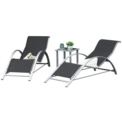 Outdoor Lounge Chair Set