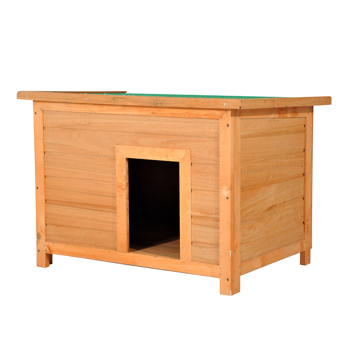 85cm Elevated Dog Kennel Wooden Pet House Outdoor Waterproof