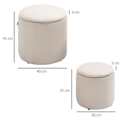 Storage Ottoman Set