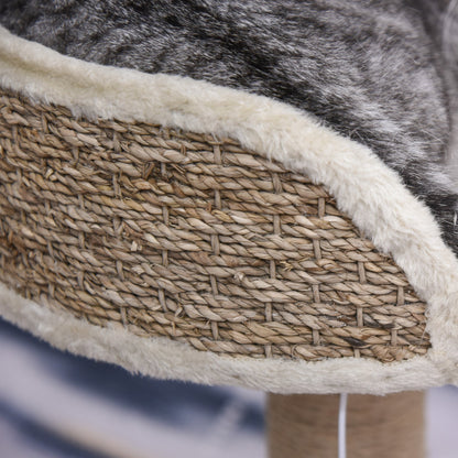 Cat Tree for Indoor Cats Kitten Tower Activity Center Climbing Stand Furniture with Scratching Posts Dangling Ball Perch Beige