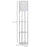 Standing Lamp, Floor Light with 4-Tier Storage Shelf, Reading Standing Lamp White