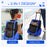 Pet Carrier Travel Backpack Bag Cat Carrier Puppy Dog Bag w/ Trolley, Telescopic Handle Portable Stroller Wheel, 42 x 25 x 55 cm, Blue