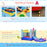 Play Bounce Castle Inflatable Trampoline Slide Pool Octopus Design 3.8 x 2 x 1.8m