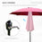 Φ2.6M Umbrella Parasol-Red