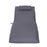 Outdoor Chair Cushions Garden Sun Lounger Cushion Replacement Thick Sunbed Reclining Chair Relaxer Pad with Pillow - Grey