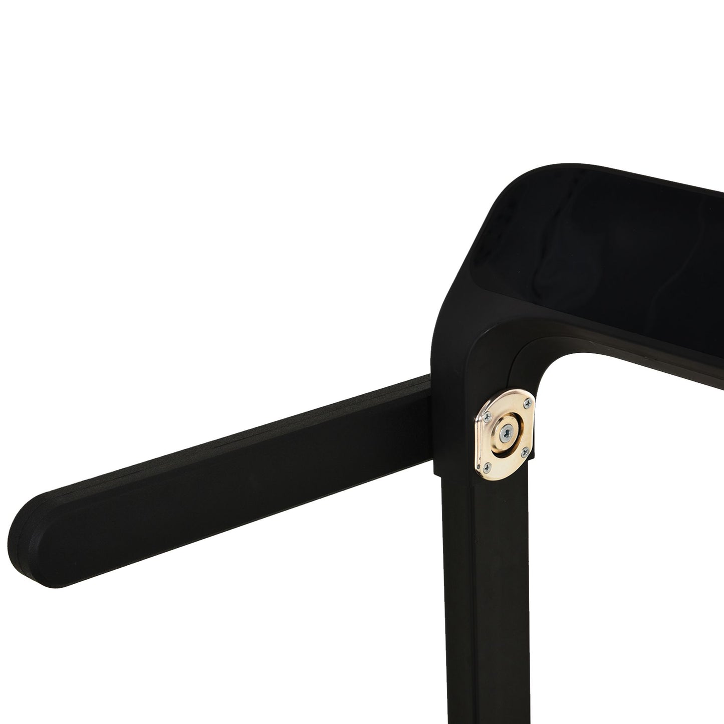 Ideal Treadmill With Handle Bars - 600W Foldable Steel Motorised Treadmill Black