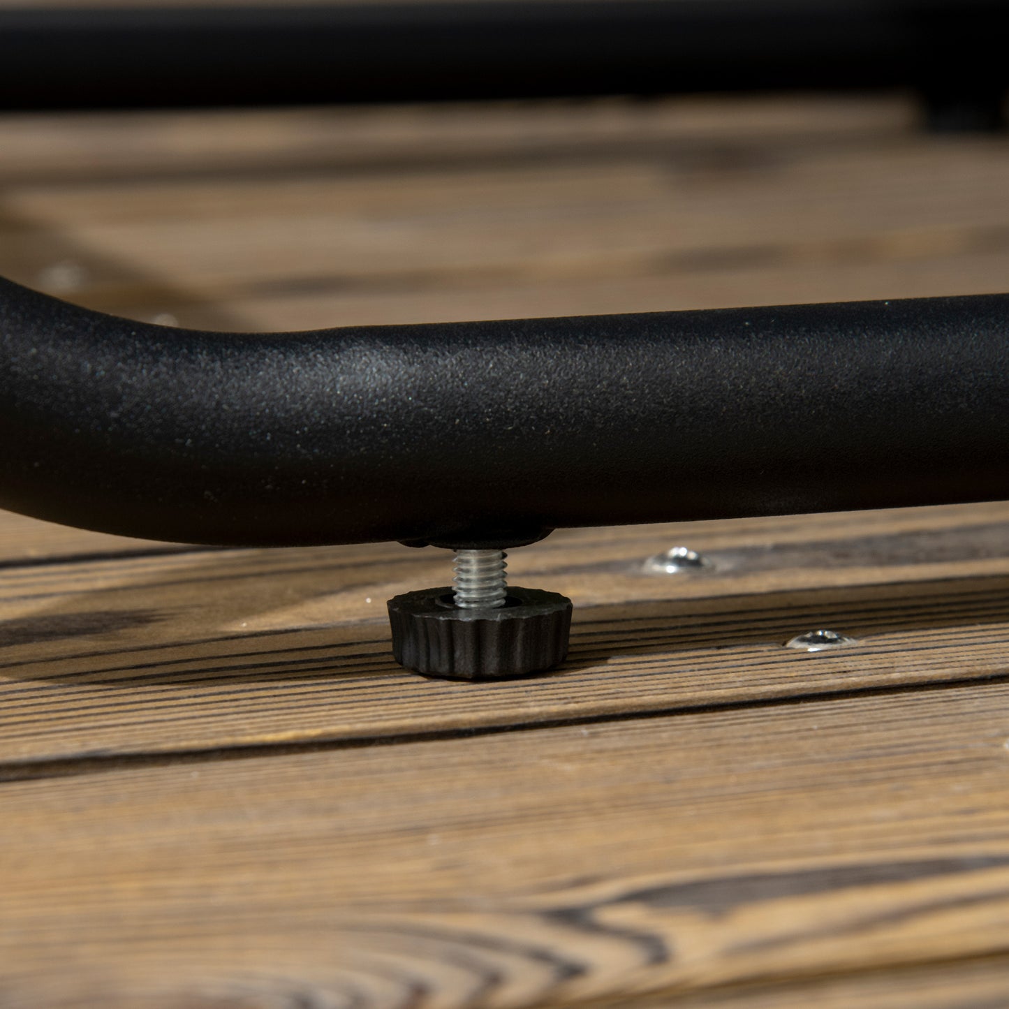 Outsunny Patio 11 PCs PE Rattan Dining Set, Garden Round Wicker 10-seater Table & Chair Sets, with Wood Grain Plastic Top, Space-saving Design, for Indoor & Outdoor, Black