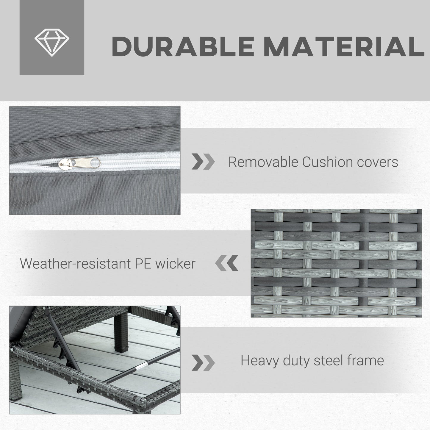 Rattan Single Lounge