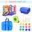 Kids Bounce Castle House Inflatable Trampoline Slide Basket with Blower for Kids Age 3-8 Monster Design 2.5 x 1.8 x 1.75m Multi-color