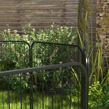 Heavy Duty Puppy Play Pen, 8 Panels Pet Exercise Pen for Indoors, Outdoors, Pet Playpen for Medium, Small Dogs, 79Hcm