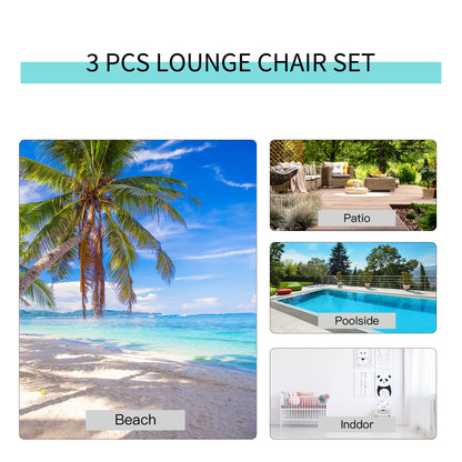 Outdoor Lounge Chair Set