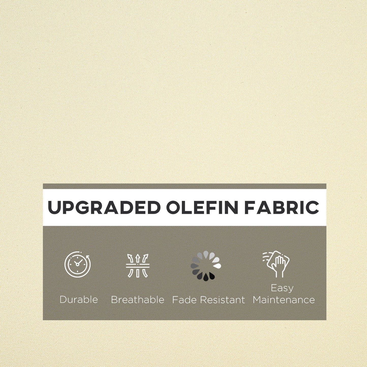 Outdoor Seat and Back Cushion Set Patio Deep Seating Chair Replacement Cushion