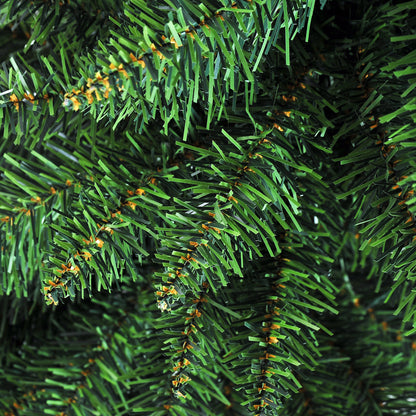 6ft Green Slim Artificial Christmas Tree with 390 Tips & Stand