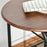 3-Piece Wood Top Breakfast Bar Table Set for 2, Dining Table w/Storage Shelf & 2 chairs