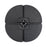 Outsunny 4 PCs 70KG Portable Round Parasol Base Umbrella Cross Stand Weights Holder Sand or Water Filled Outdoor Garden Patio