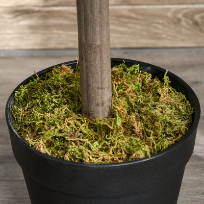 Set Of 2 - 3ft Artificial Bay Laurel Topiary Trees with Pot