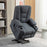 Power Lift Rise & Recliner Electric Chair - Charcoal Grey