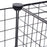 Modular Pet Playpen Metal Wire, 106Lx73Wx36Hcm-Black