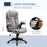 Ergonomic Office Chair Comfortable Desk Chair with Armrests Adjustable Height Reclining and Tilt Function Grey