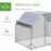 Chicken Run with Roof, Walk In Chicken Coop for 4-6 Chickens, Hen House, Duck Pen, Outdoor 280 x 190 x 195cm