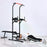 Multifunction Power Tower Home Workout Dip Station w/ Sit-up Bench Push-up Bars and Tension Ropes Fitness Equipment Office Gym Training