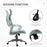 Ergonomic Office Chair w/ Wheel, High Mesh Back, Adjustable Height Home Office Chair - Blue