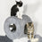 4PCs Wall Mounted Cat Tree Cat Wall Furniture with Platforms, Steps, Scratching Post, Perch, Cat Condo for Indoor Cat - Grey