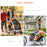 Dog Bike Trailer 2-in-1 Pet Stroller for Large Dogs Cart Foldable Bicycle Carrier Aluminium Frame with Safety Leash Hitch Coupler Reflector Flag Orange