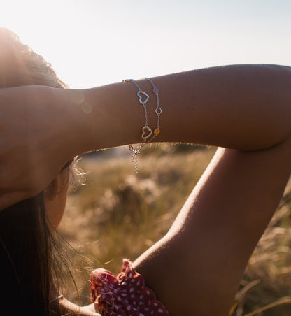 With Love - Tender Heart's - Sterling Silver Bracelet