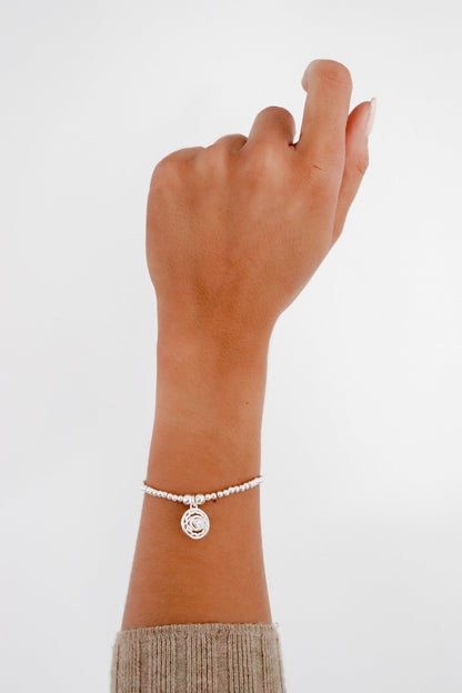 Third Eye / Brow Chakra (Ajna) Sterling Silver Bracelet