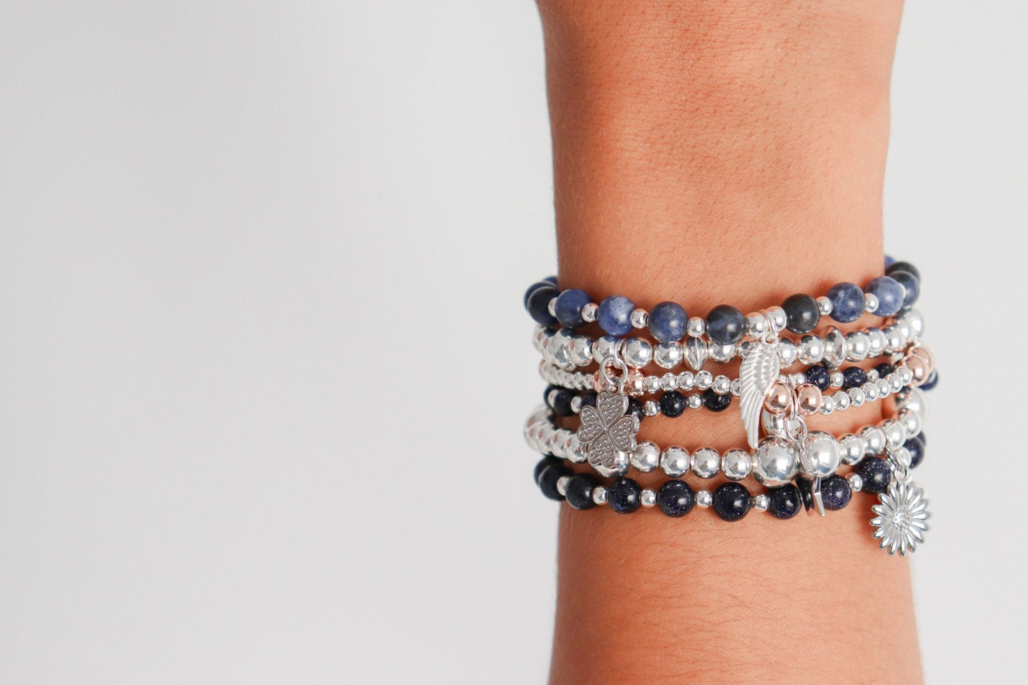 New Beginnings Chunky Sterling Silver Stacking Bracelet