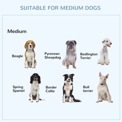 38" Heavy Duty Metal Dog Crate Pet Cage with Tray Wheeled Dog Kennel - Black (Medium)