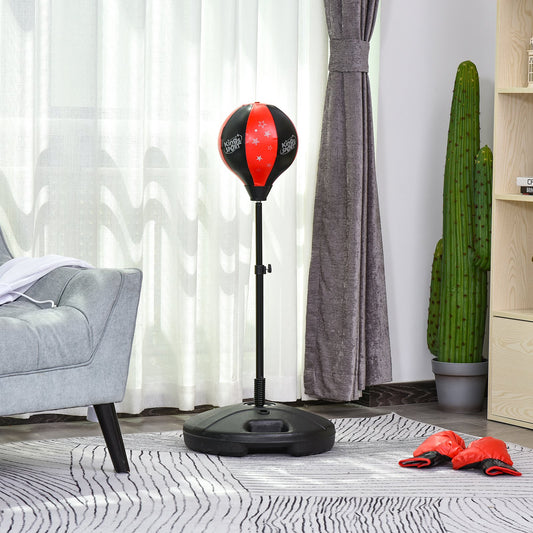 Boxing Punch Ball Set Ф38x78-120cm Fighting Game 360 Degree Rebound Spring PP PVC Adjustable Teenager