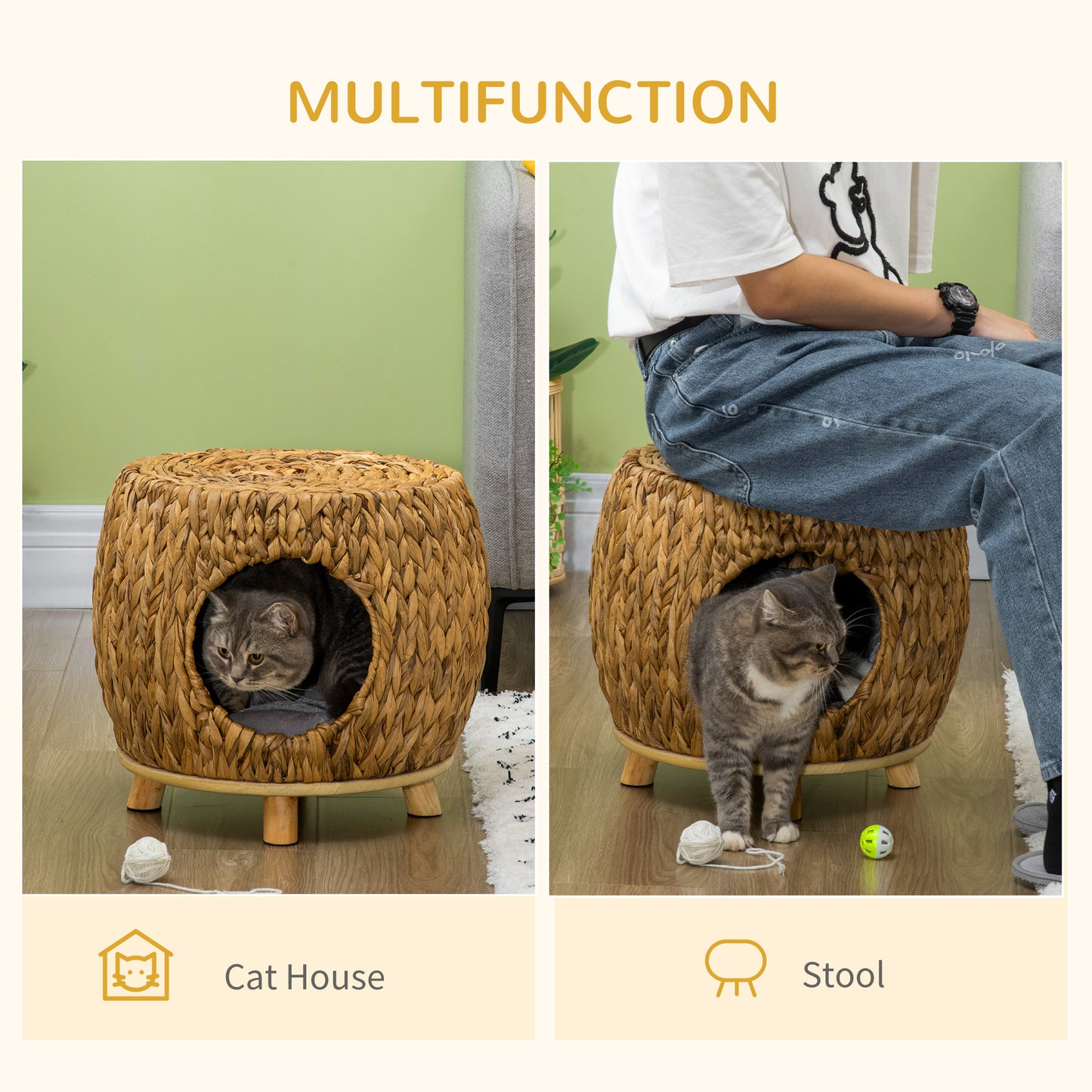 Rattan Cat House