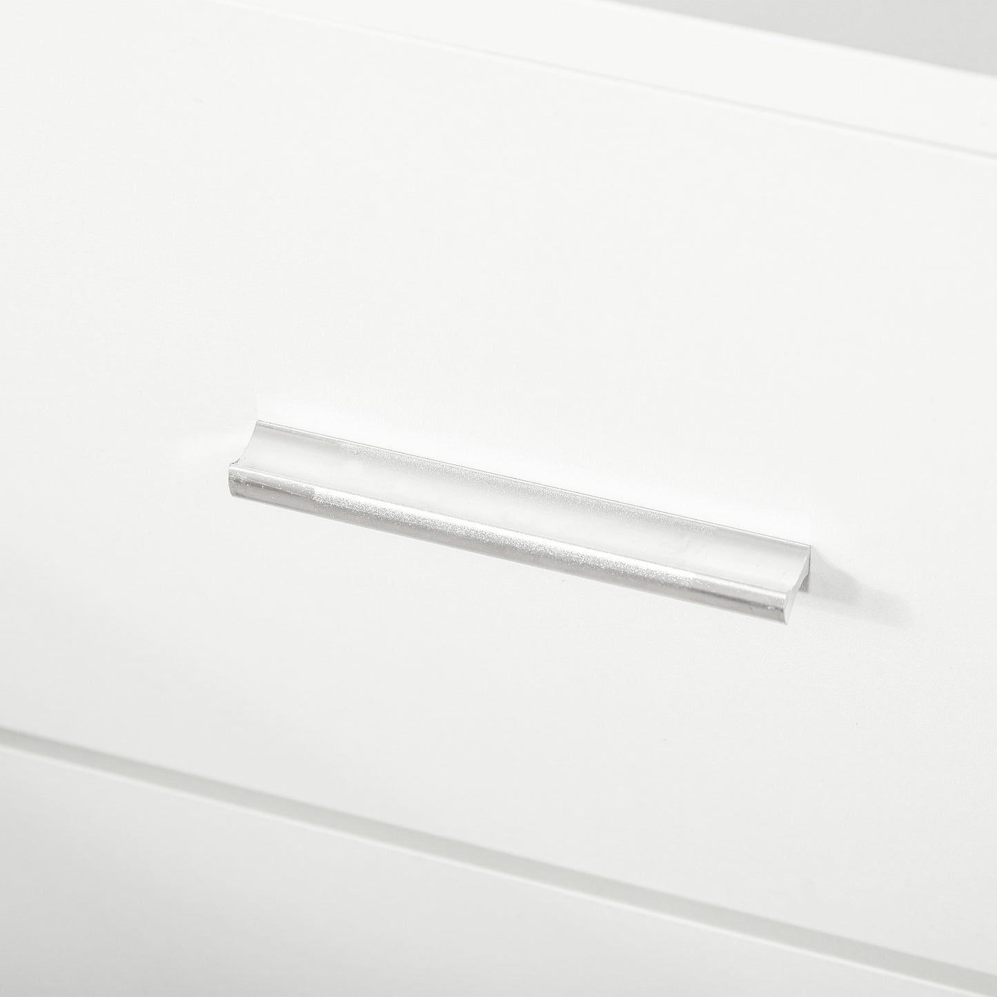 Bedside Table with 2 Drawers, Modern Nightstand, Cabinet Drawers Side Storage Unit for Bedroom, Living Room