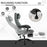 Office Chair 2-Point Removable Vibration Massage Pillow Executive Ergonomic USB Power Adjustable Height 360‚àö√á¬¨¬®‚àö√á¬¨¬Æ‚àö¬¢¬¨√Ñ¬¨√∂‚àö√â¬¨‚Ä†‚àö√â¬¨¬™ Swivel Grey