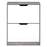 Tipping Shoe Cabinet Modern Hall Organizer 2-Tier Wood Rack with Drawer Adjustable Shelf Large-Capacity Space Saving Entrance 8 Pairs